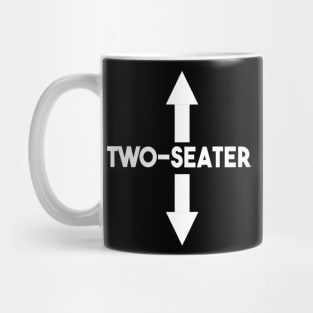 Two Seater funny Mug